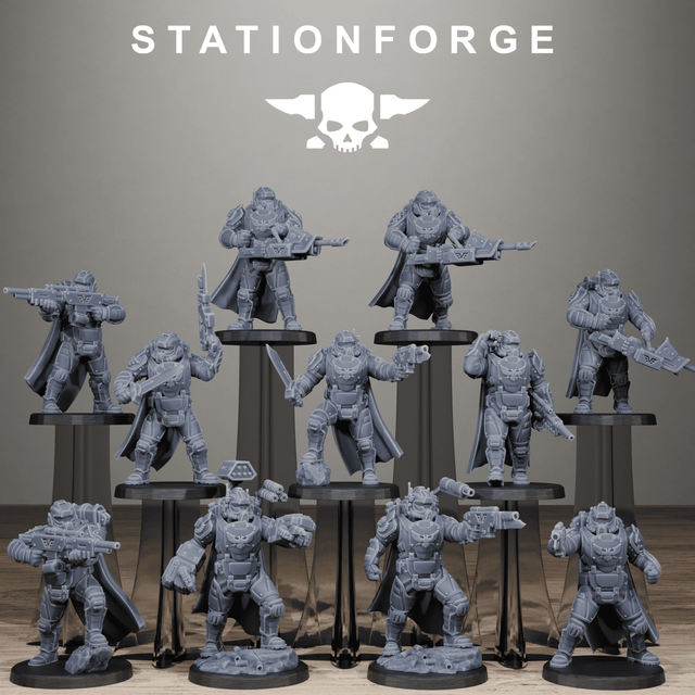 Tabletop Terrain Miniature Vaskar Heavy Squad