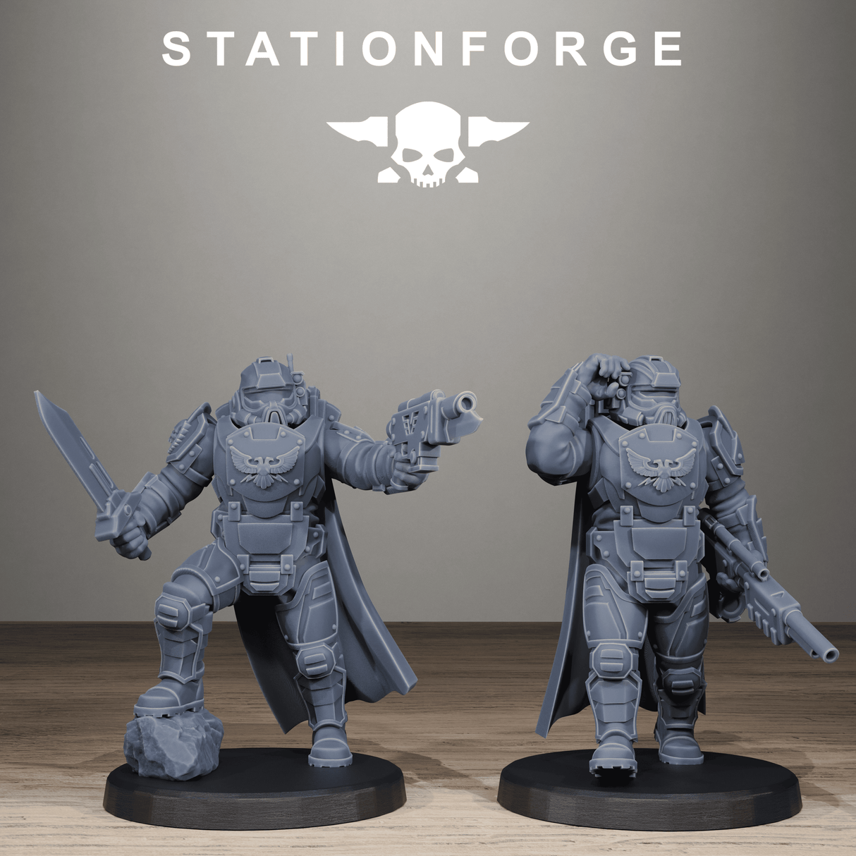 Tabletop Terrain Miniature Vaskar Heavy Squad