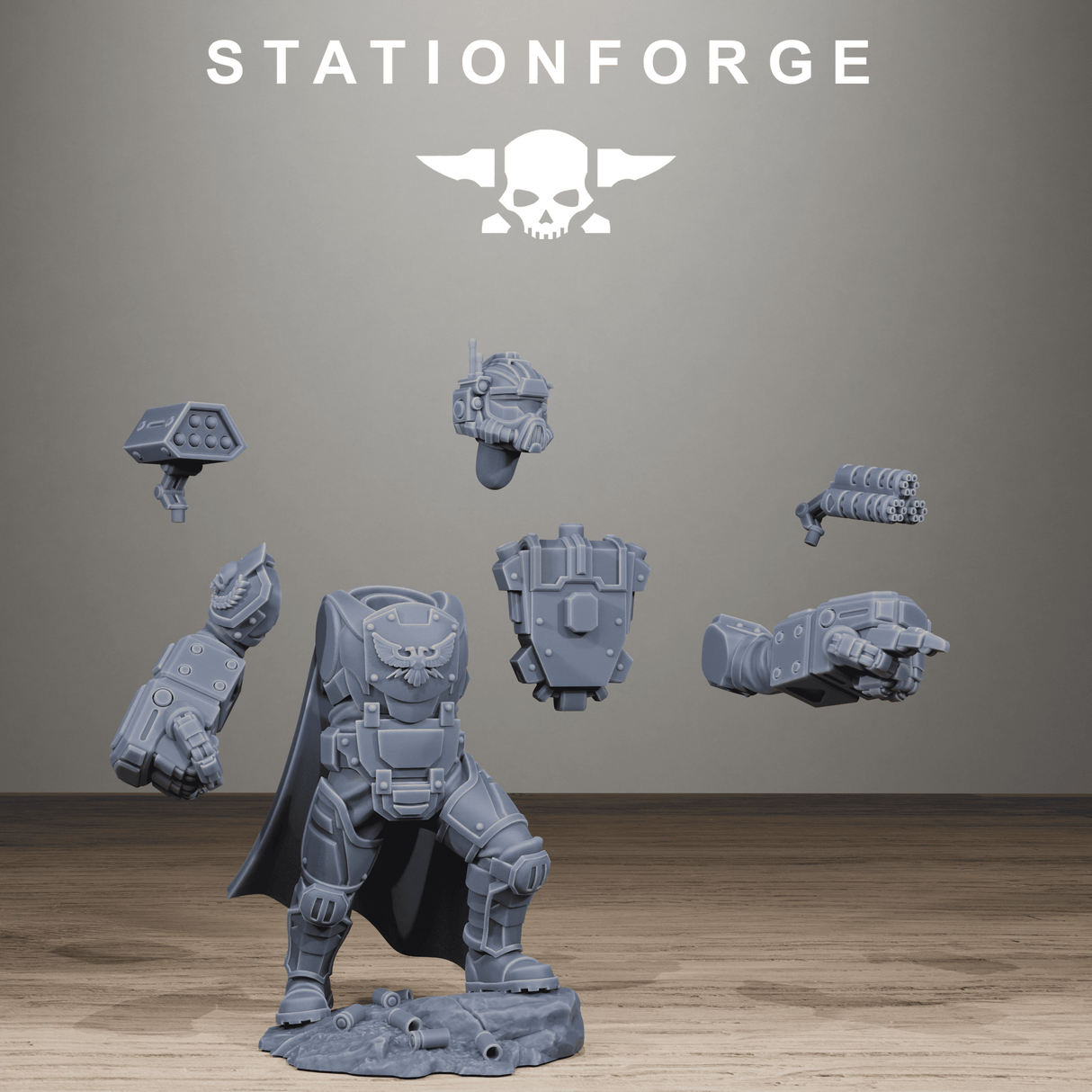 Tabletop Terrain Miniature Vaskar Heavy Squad