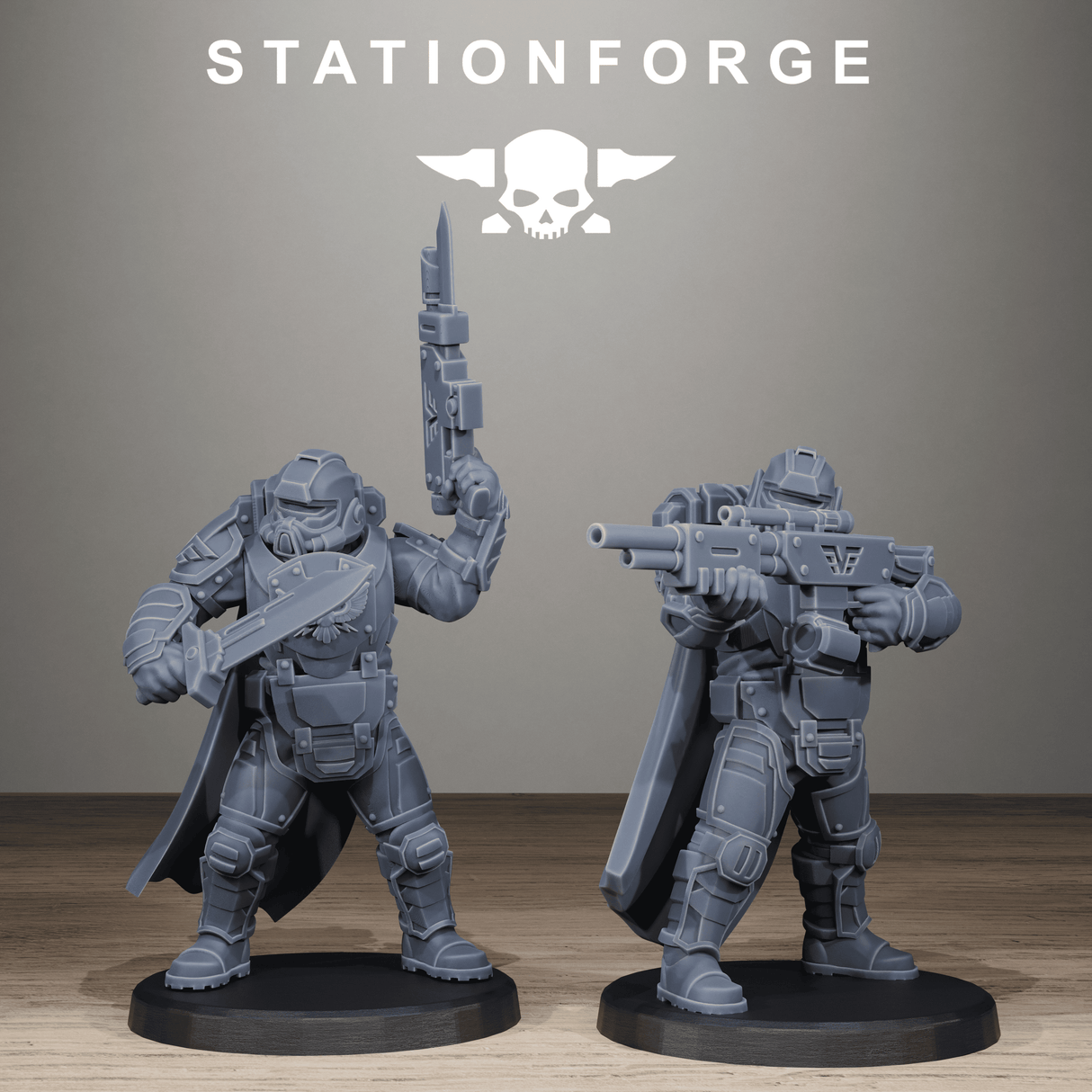Tabletop Terrain Miniature Vaskar Heavy Squad