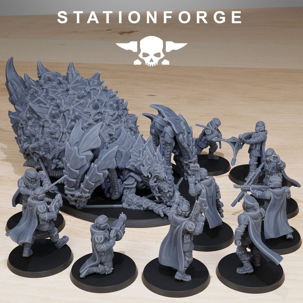 Tabletop Terrain Miniature Vaskar Hunters