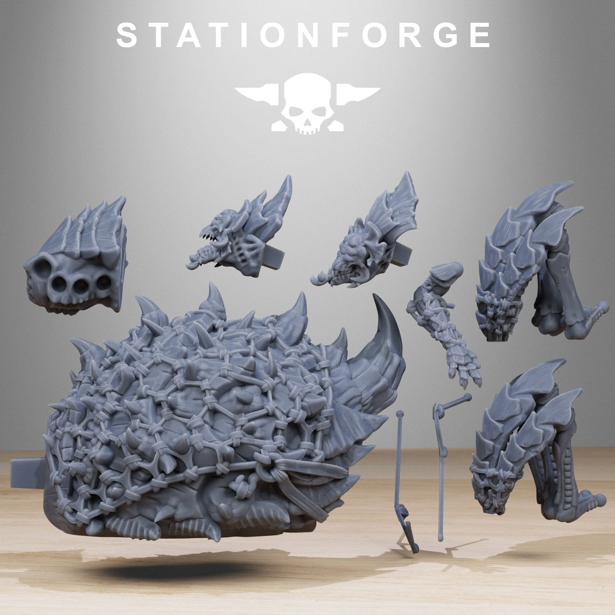 Tabletop Terrain Miniature Vaskar Hunters