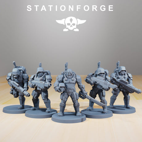 Tabletop Terrain Miniature Vaskar Infantry