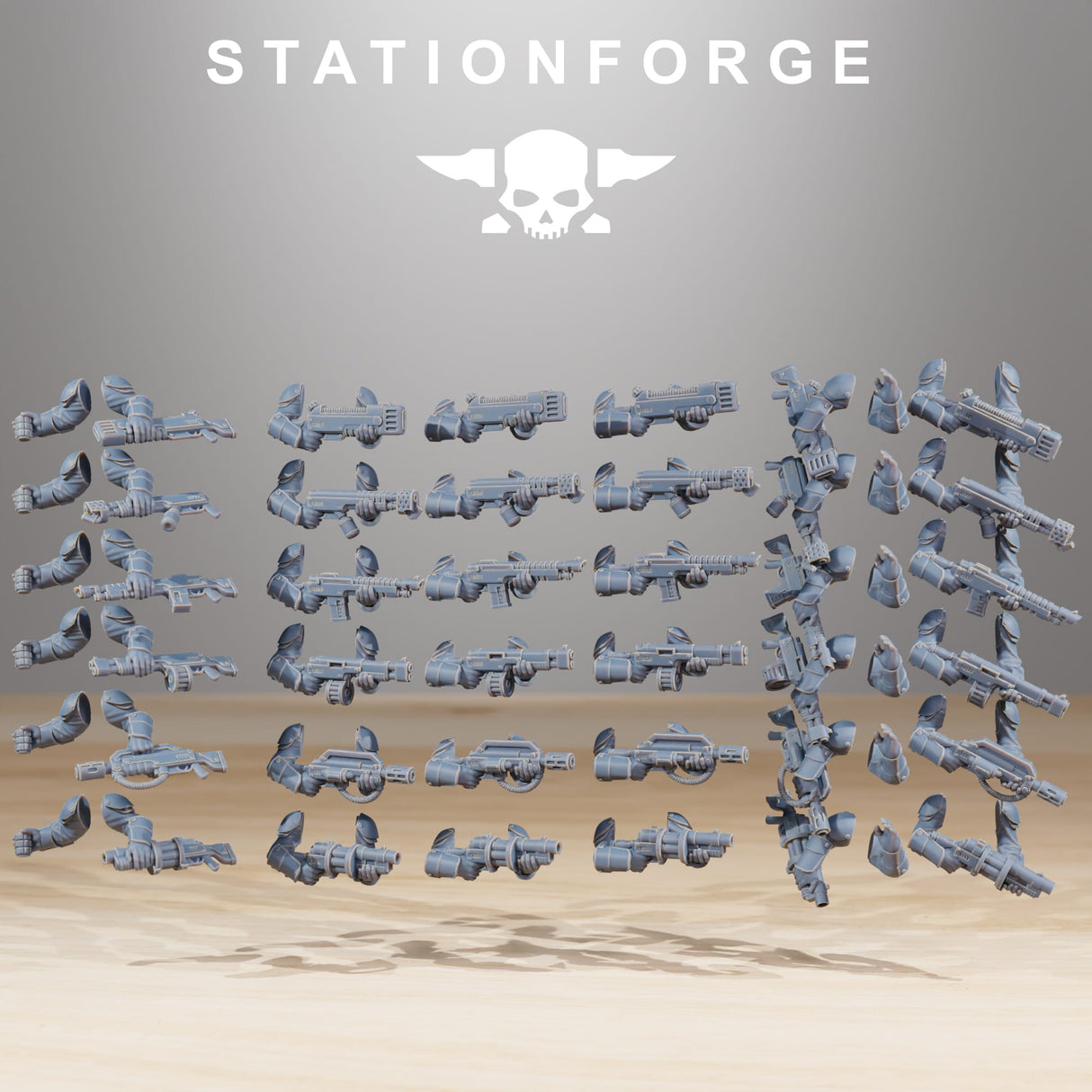 Tabletop Terrain Miniature Vaskar Infantry Builder Kit