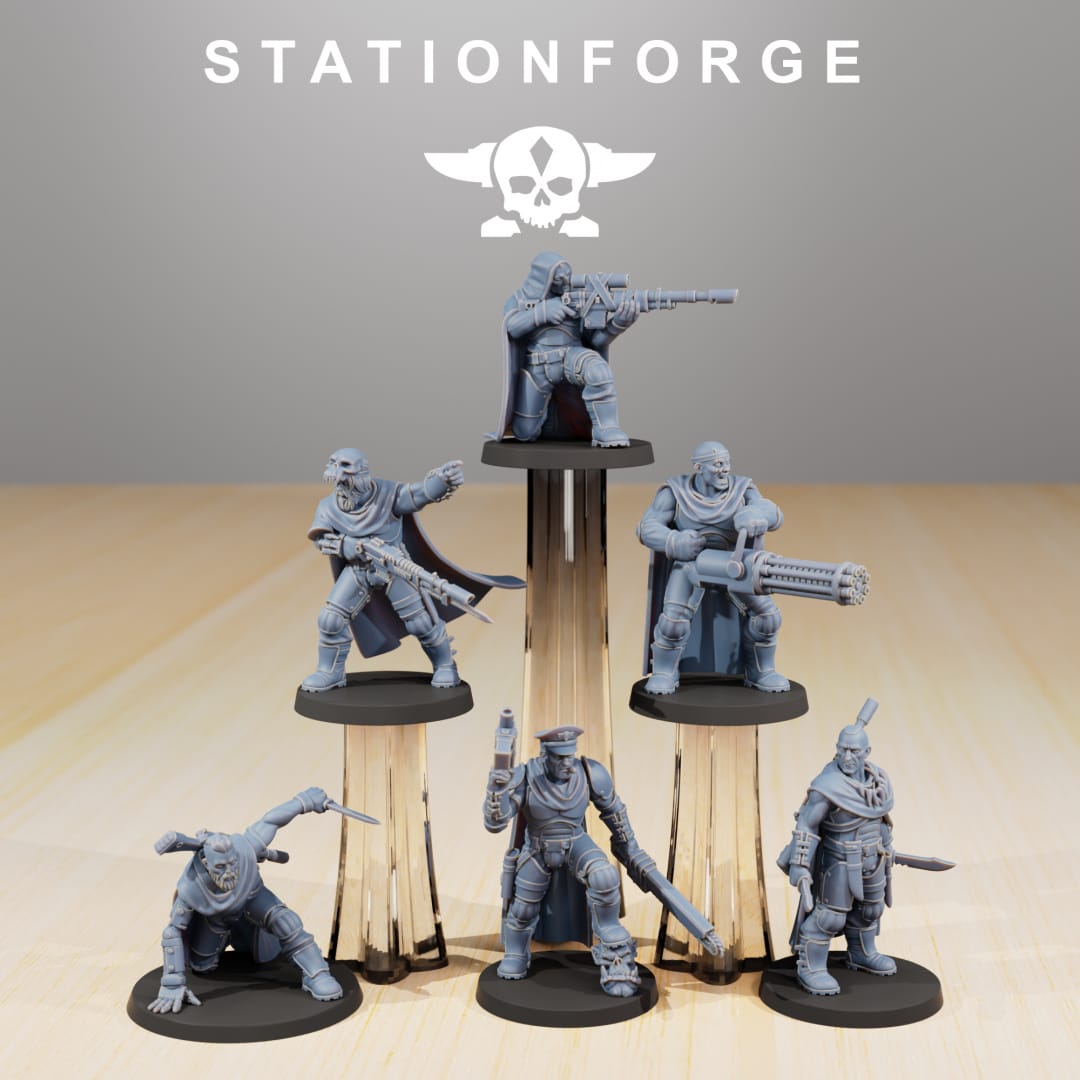 Tabletop Terrain Miniature Vaskar Orkaz Hunters