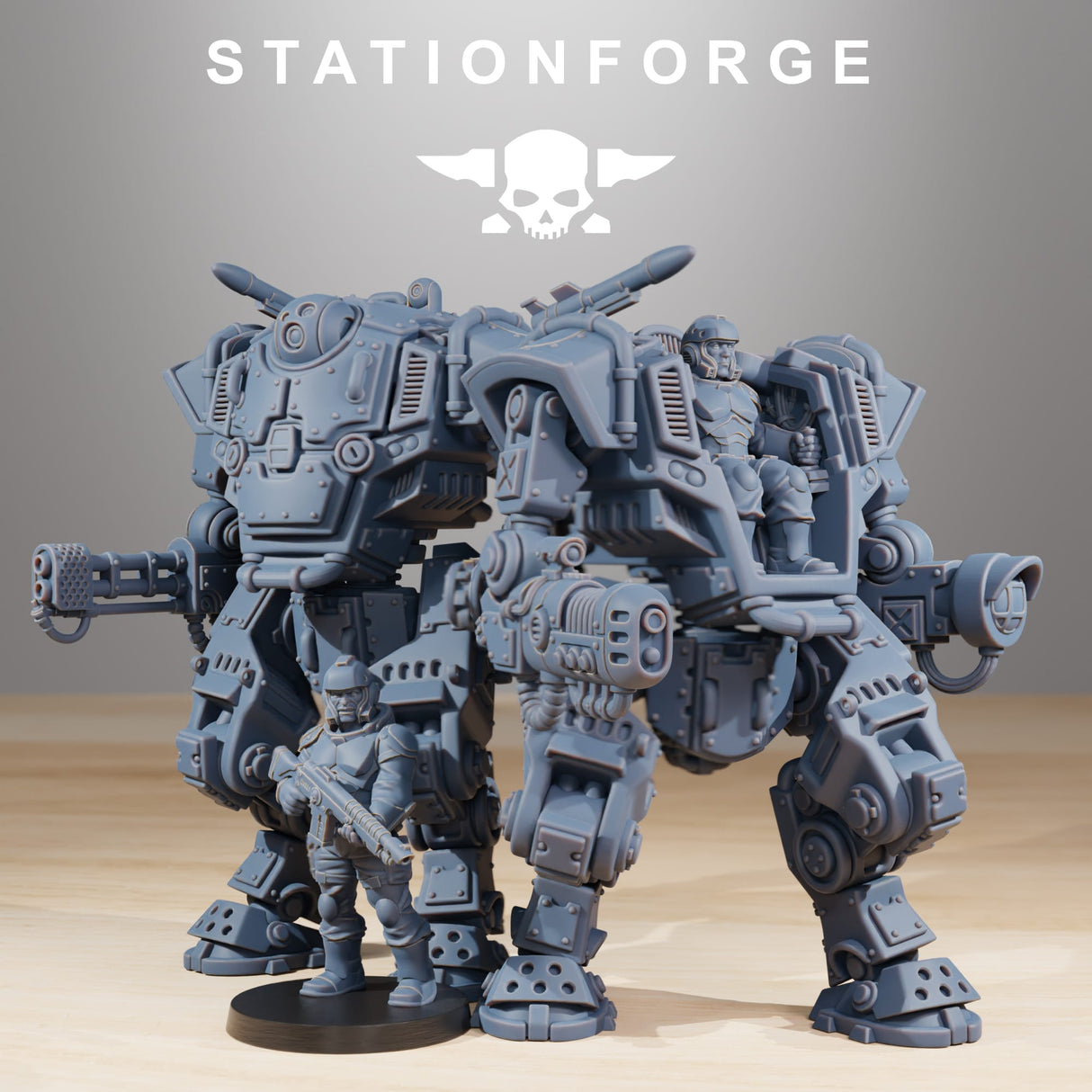 Tabletop Terrain Miniature Vaskar Warmech