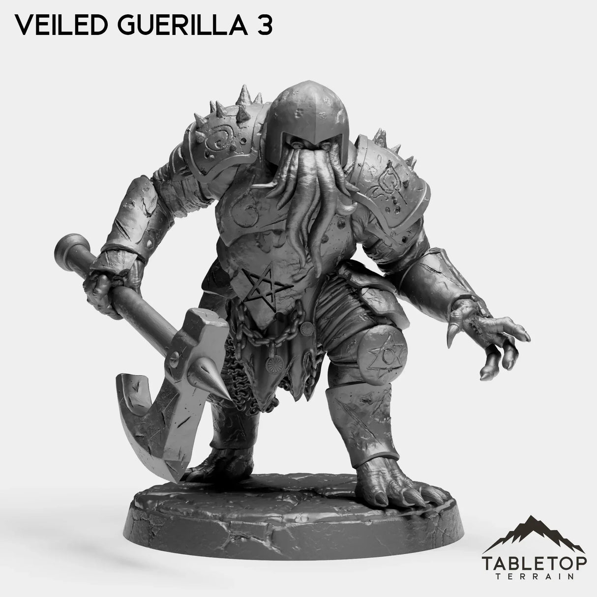 Tabletop Terrain Miniature Veiled Guerrillas - Starspawn Soldiers