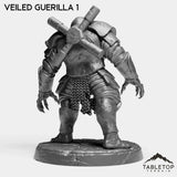 Tabletop Terrain Miniature Veiled Guerrillas - Starspawn Soldiers