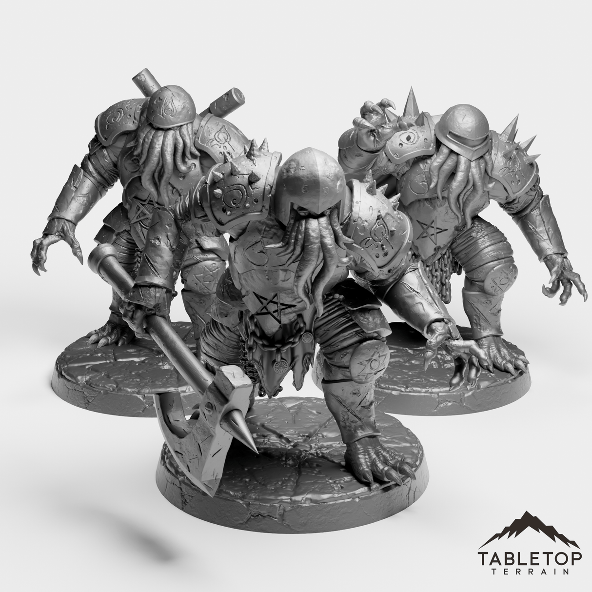 Tabletop Terrain Miniature Veiled Guerrillas - Starspawn Soldiers