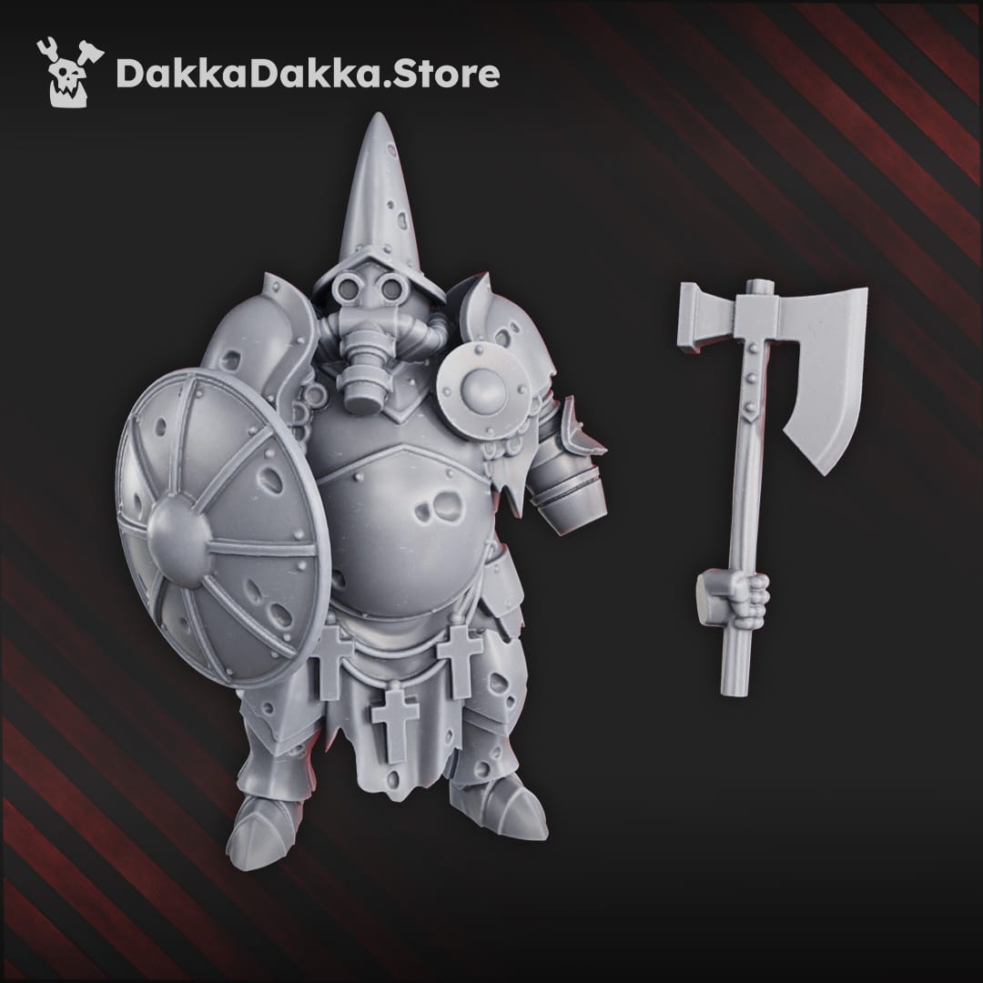 Tabletop Terrain Miniature Verdugo Inquisitorial Shield and Machinegun