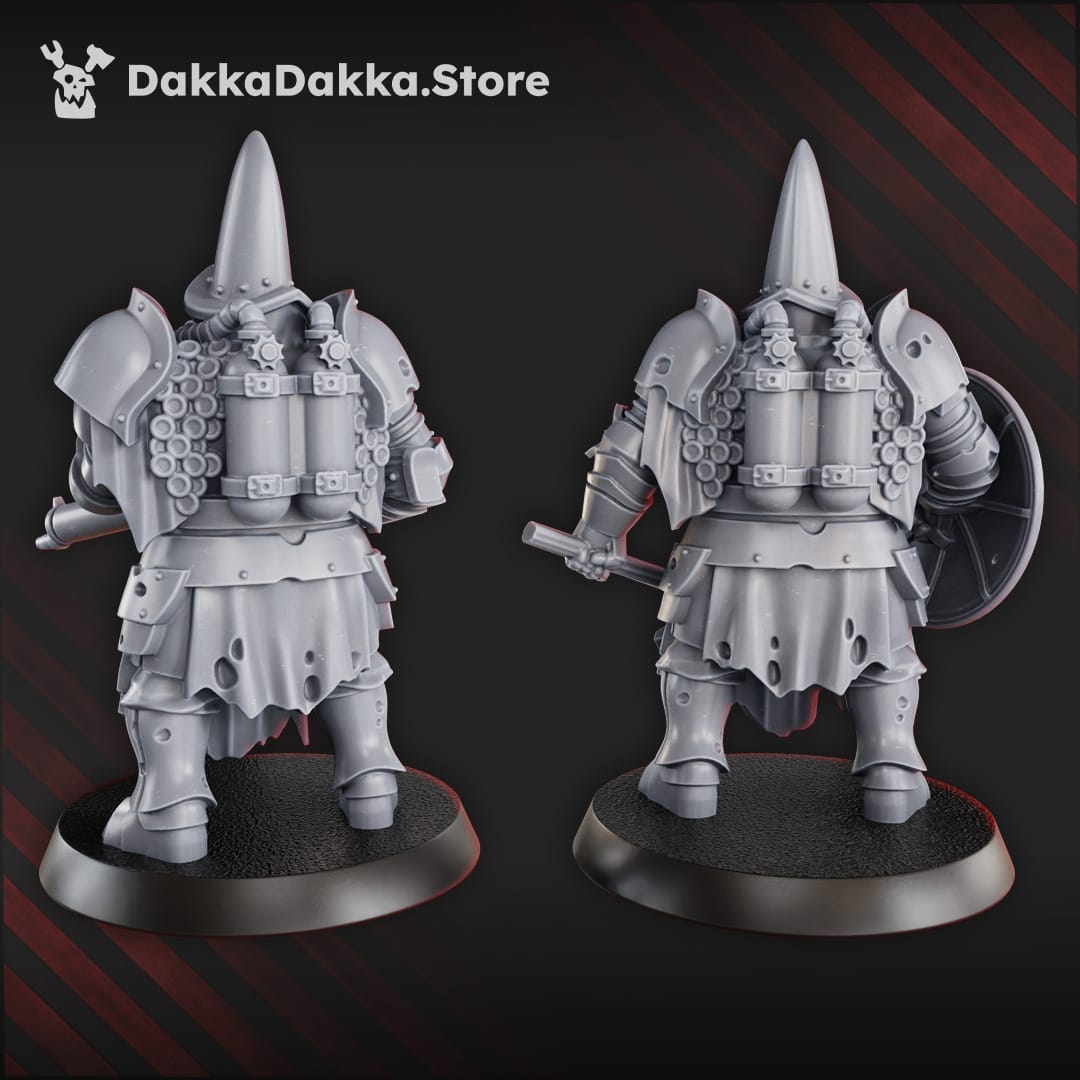 Tabletop Terrain Miniature Verdugo Inquisitorial Shield and Machinegun