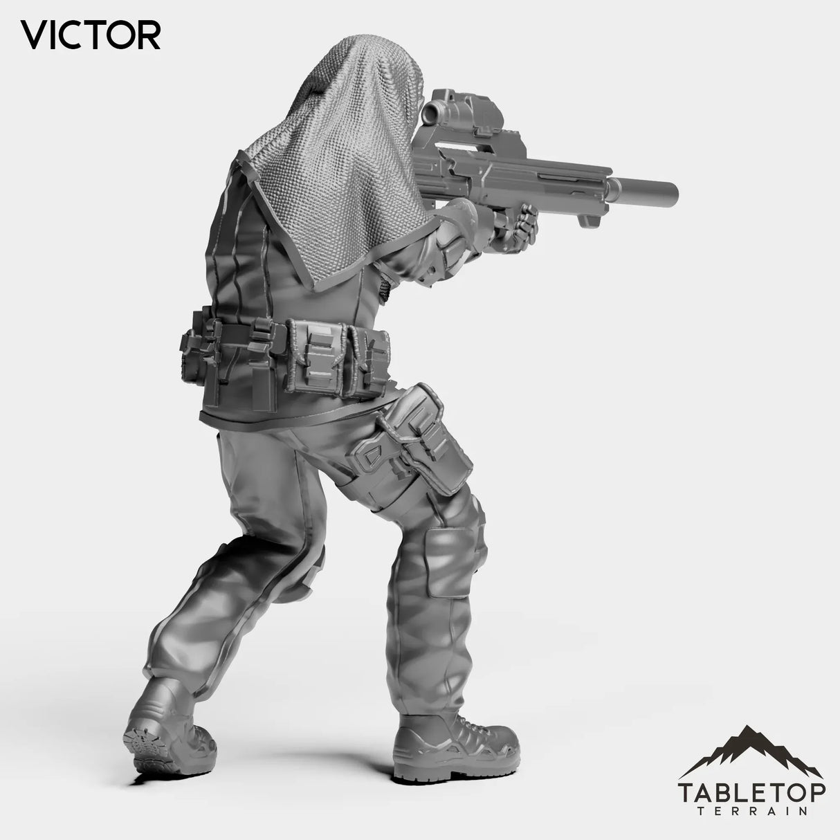 Tabletop Terrain Miniature Victor - ACE Agrupacion De Comandos Especiales