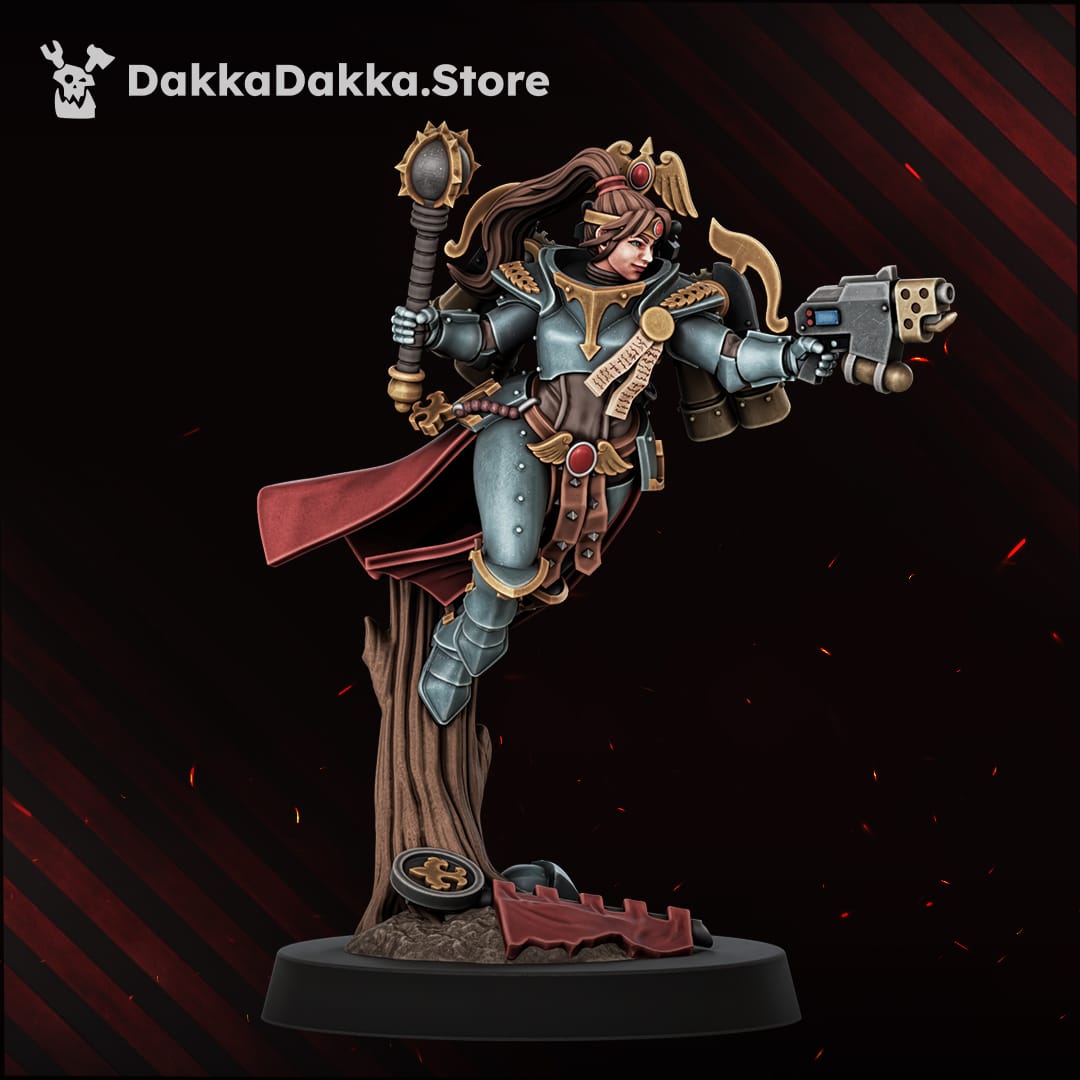Tabletop Terrain Miniature Victoria The Bronze Falconess