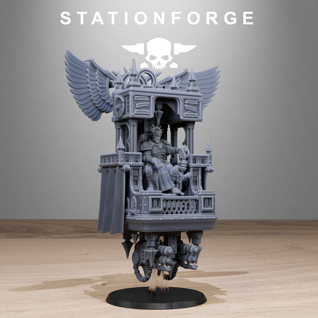 Tabletop Terrain Miniature Vodalites Flying Throne