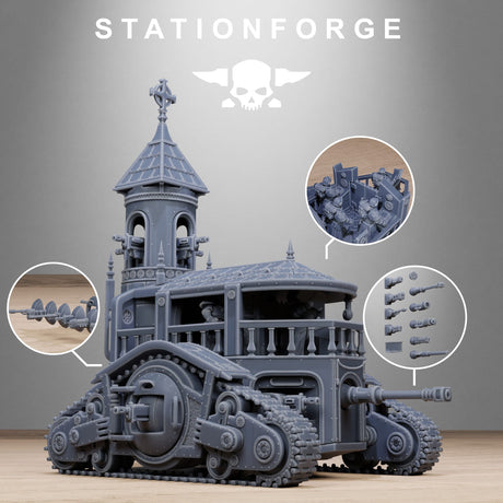 Tabletop Terrain Miniature Vodalites Heavy Tank