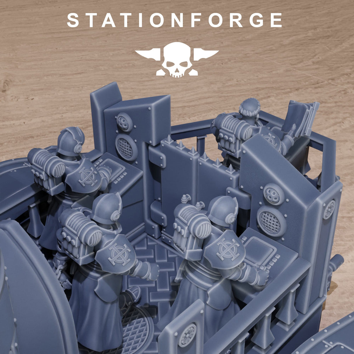 Tabletop Terrain Miniature Vodalites Heavy Tank