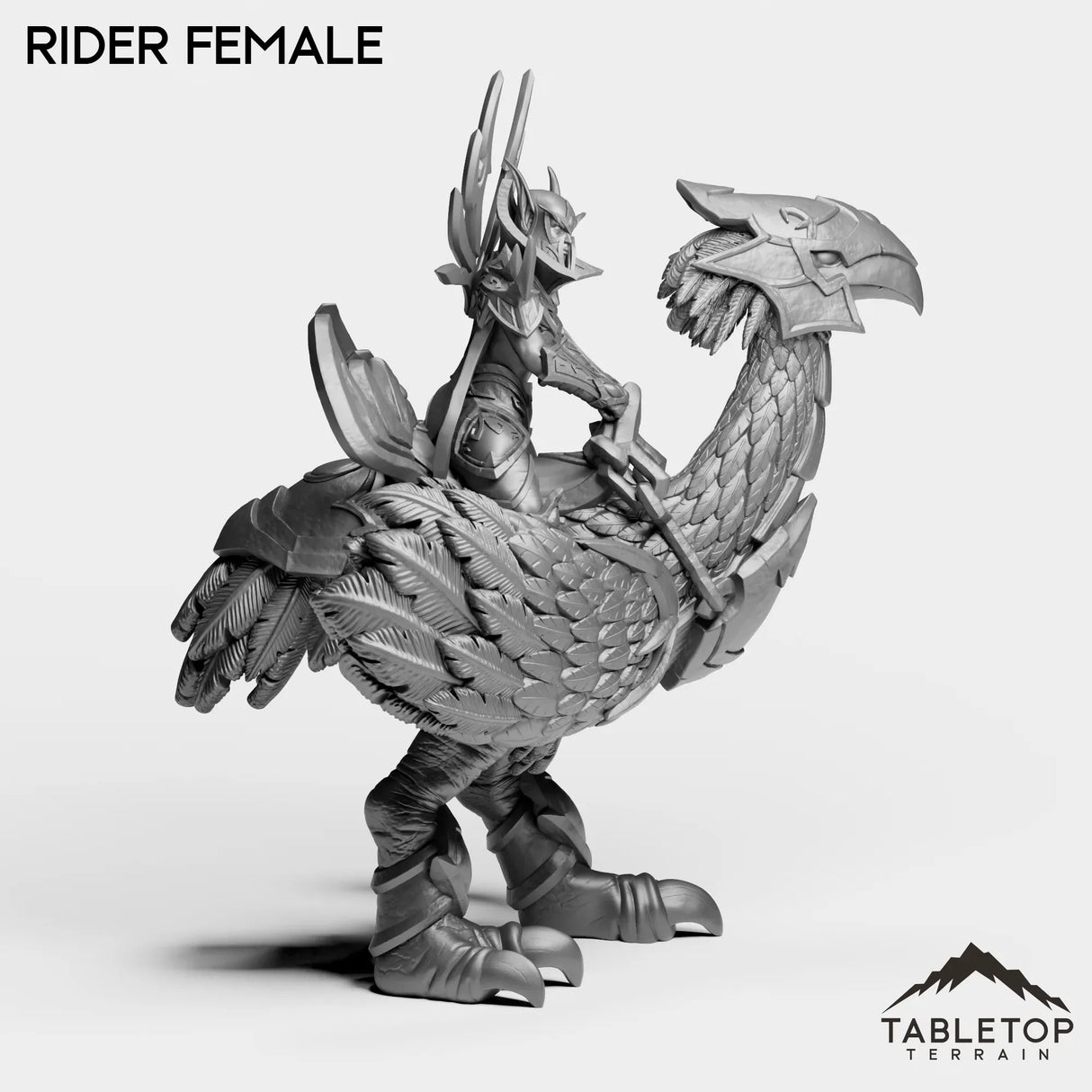 Tabletop Terrain Miniature Void Heritage Rider Female