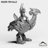 Tabletop Terrain Miniature Void Heritage Rider Female