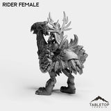 Tabletop Terrain Miniature Void Heritage Rider Female