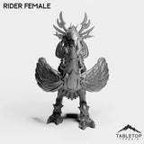 Tabletop Terrain Miniature Void Heritage Rider Female