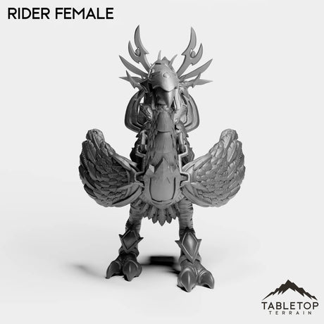 Tabletop Terrain Miniature Void Heritage Rider Female