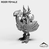 Tabletop Terrain Miniature Void Heritage Rider Female