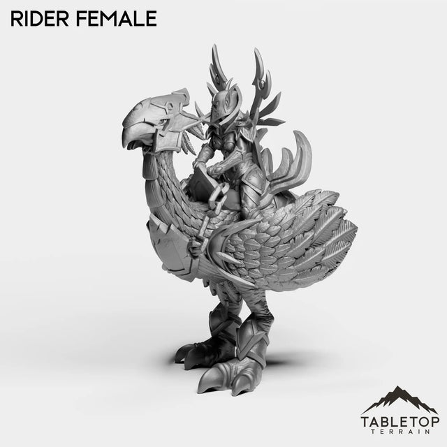Tabletop Terrain Miniature Void Heritage Rider Female