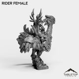 Tabletop Terrain Miniature Void Heritage Rider Female