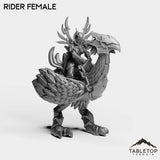 Tabletop Terrain Miniature Void Heritage Rider Female