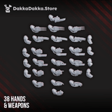 Tabletop Terrain Miniature Volcano Armor Squad (build kit)