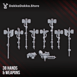 Tabletop Terrain Miniature Volcano Armor Squad (build kit)