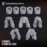 Tabletop Terrain Miniature Volcano Armor Squad (build kit)