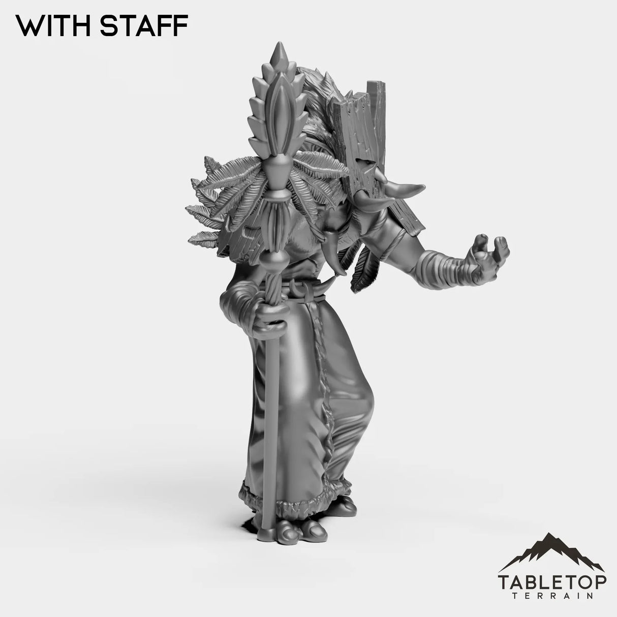 Tabletop Terrain Miniature Voodoo Troll