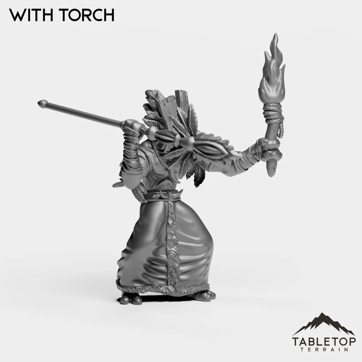 Tabletop Terrain Miniature Voodoo Troll