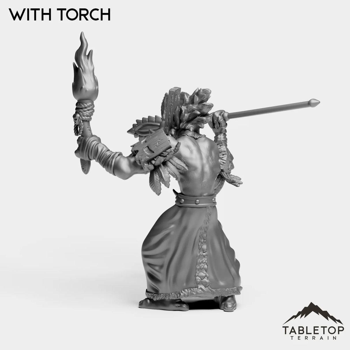 Tabletop Terrain Miniature Voodoo Troll