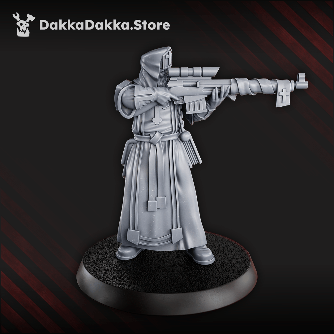Tabletop Terrain Miniature Voroshilov Brothers, the Sniper Twins