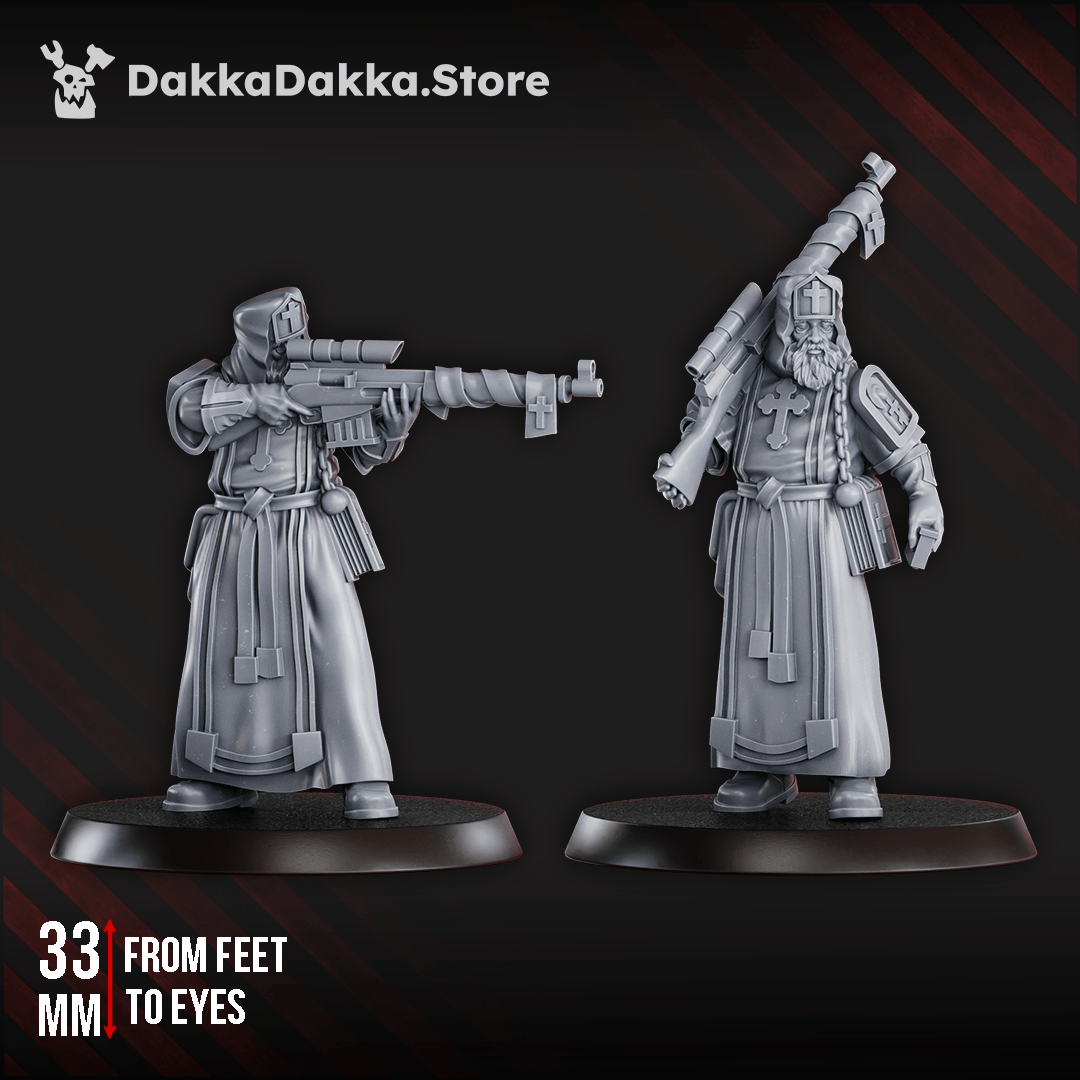 Tabletop Terrain Miniature Voroshilov Brothers, the Sniper Twins