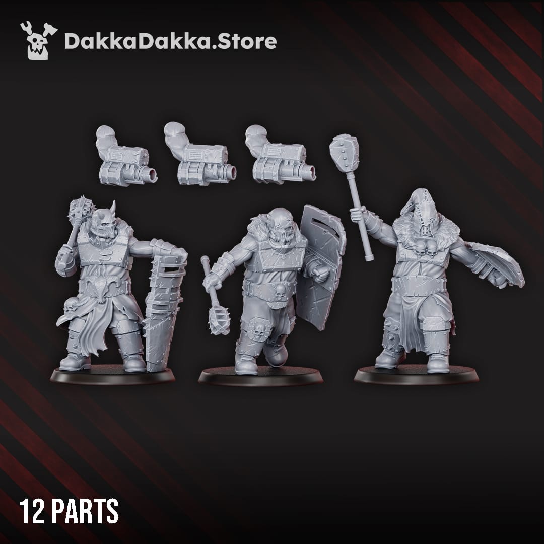 Tabletop Terrain Miniature Vulture Ogres x3