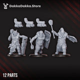 Tabletop Terrain Miniature Vulture Ogres x3