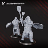 Tabletop Terrain Miniature Vulture Ogres x3