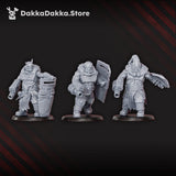 Tabletop Terrain Miniature Vulture Ogres x3