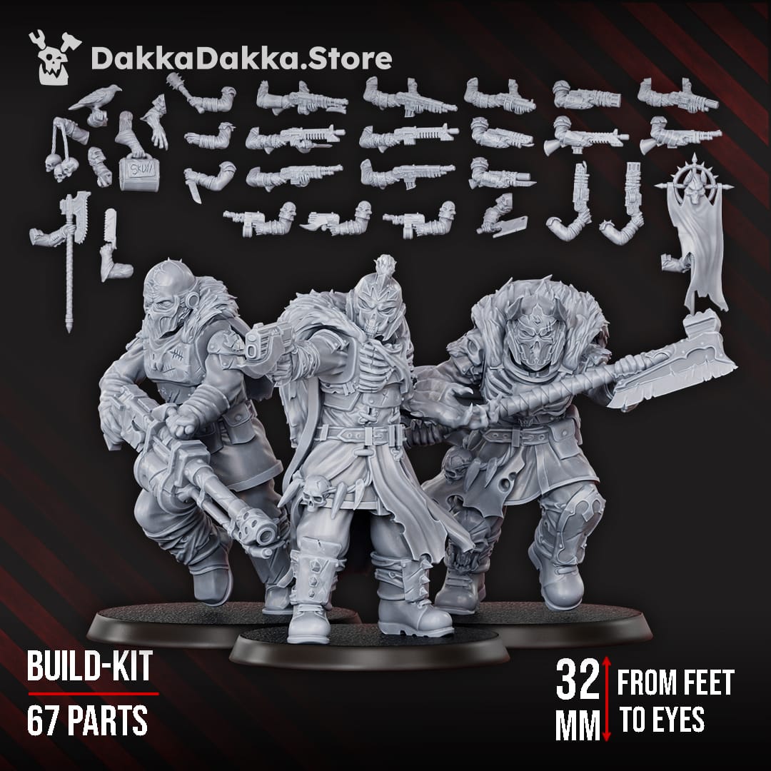 Tabletop Terrain Miniature Vultures Butchers Squad (build kit)
