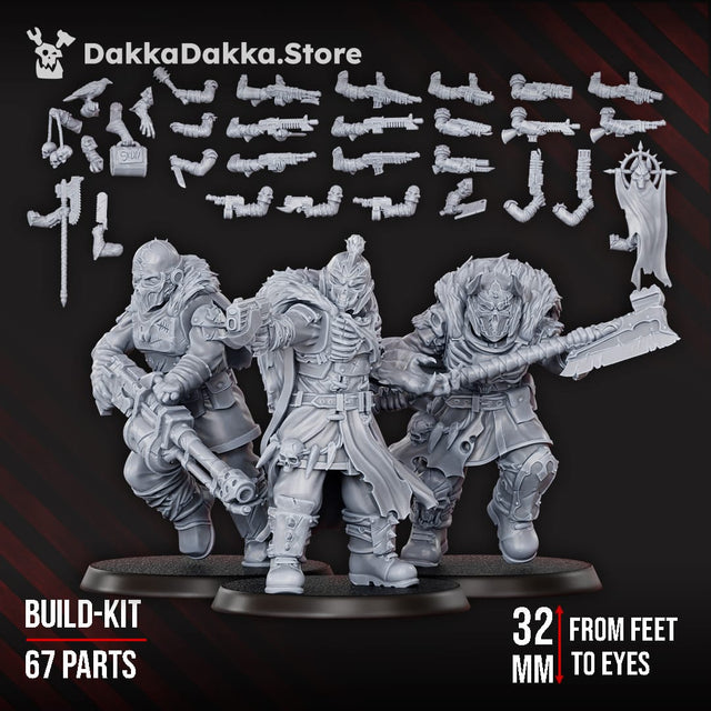 Tabletop Terrain Miniature Vultures Butchers Squad (build kit)