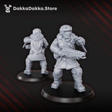 Tabletop Terrain Miniature Vultures Gang x17