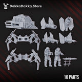 Tabletop Terrain Miniature Vultures Heavy Weapons Platform (redesign)