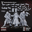 Tabletop Terrain Miniature Vultures Reapers Squad (build kit)