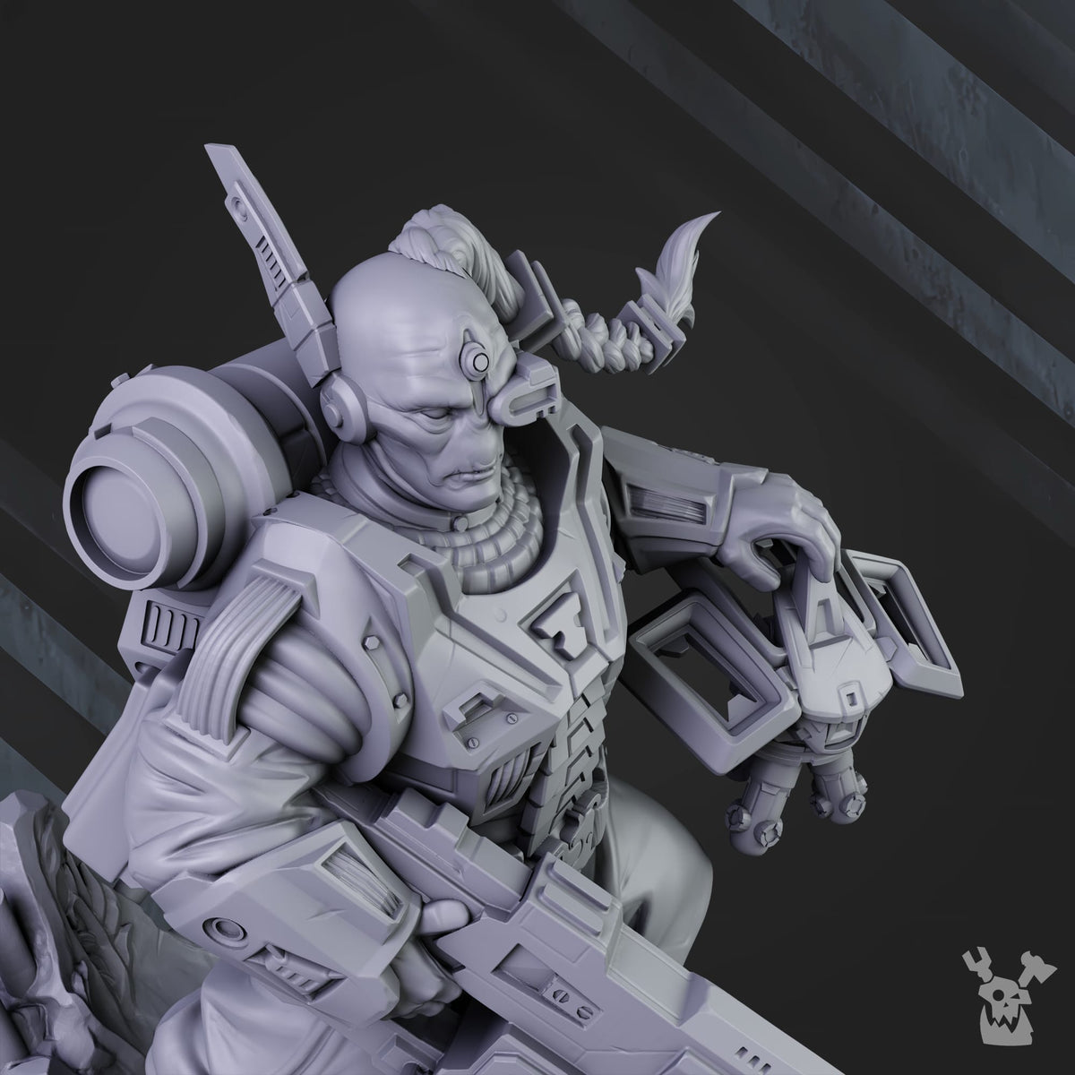 Tabletop Terrain Miniature Wanderer of Midnight Sun Covenant
