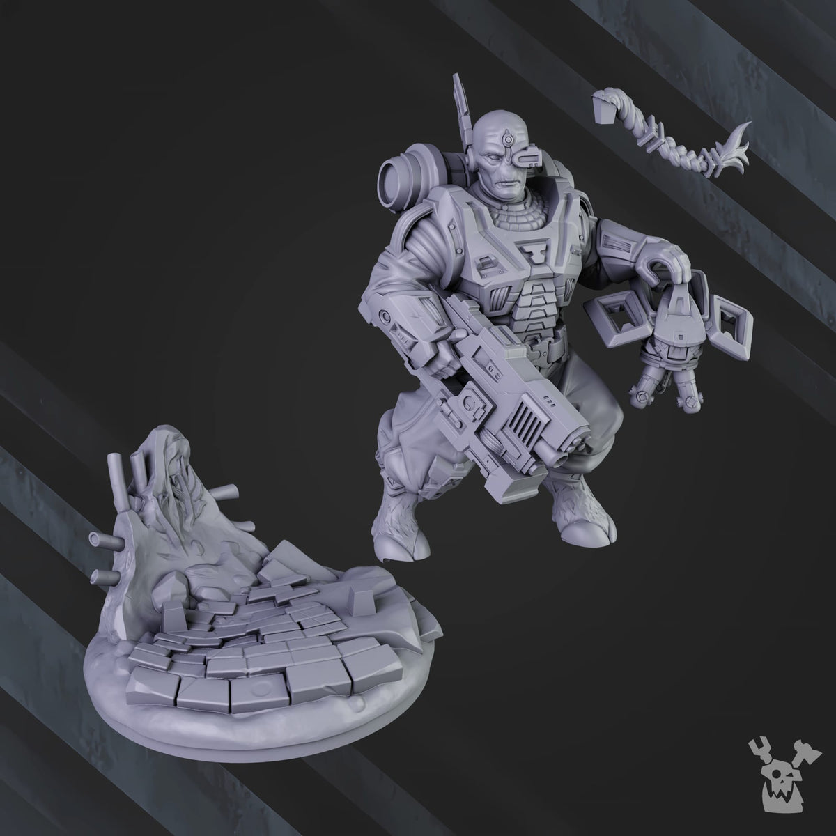 Tabletop Terrain Miniature Wanderer of Midnight Sun Covenant