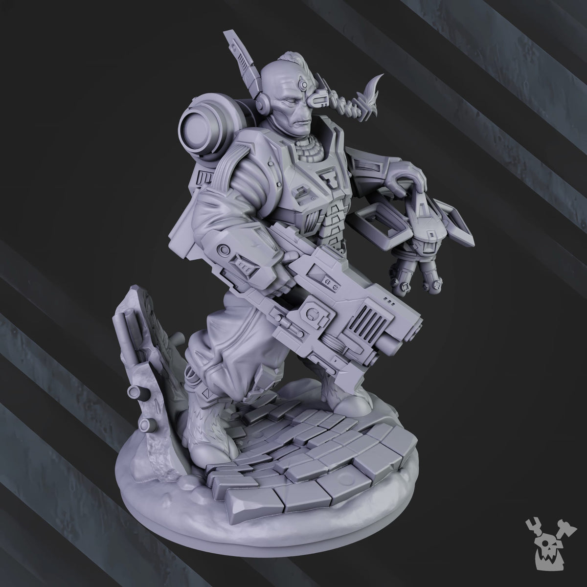 Tabletop Terrain Miniature Wanderer of Midnight Sun Covenant