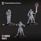 Tabletop Terrain Miniature War Sisters Novice Squad (build kit)